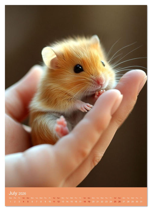 Golden Hamster Snapshots (CALVENDO Premium-Calendar 2026)