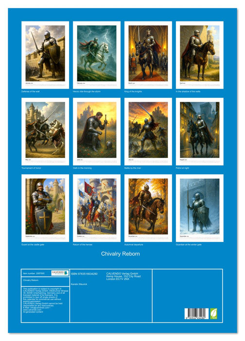 Chivalry Reborn (CALVENDO Monthly Calendar 2026)