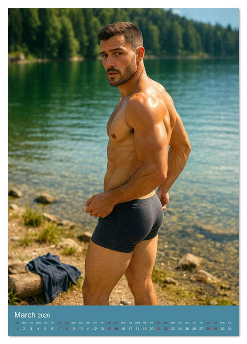 Muscles and Charisma (CALVENDO Monthly Calendar 2026)