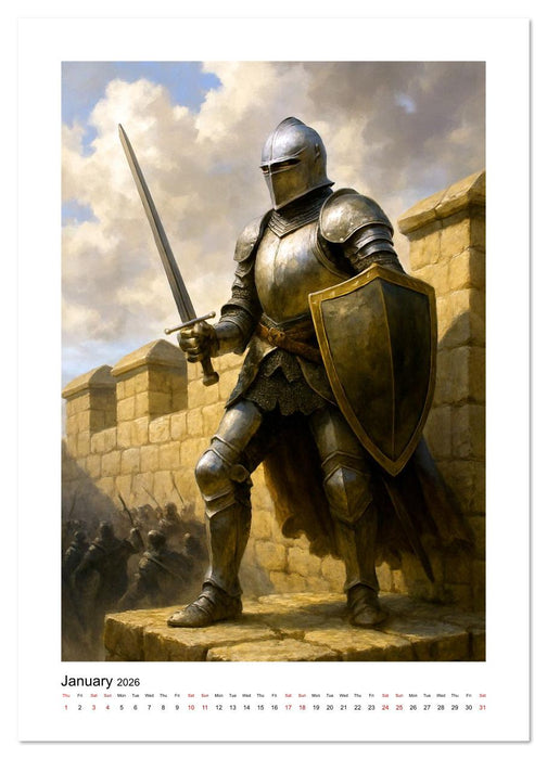Chivalry Reborn (CALVENDO Premium-Calendar 2026)