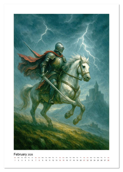 Chivalry Reborn (CALVENDO Premium-Calendar 2026)