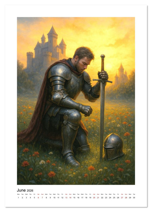 Chivalry Reborn (CALVENDO Premium-Calendar 2026)