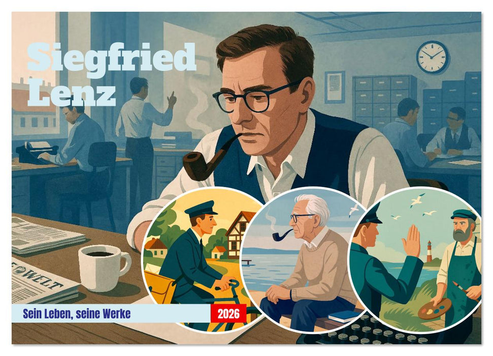 Siegfried Lenz (CALVENDO Wandkalender 2026)
