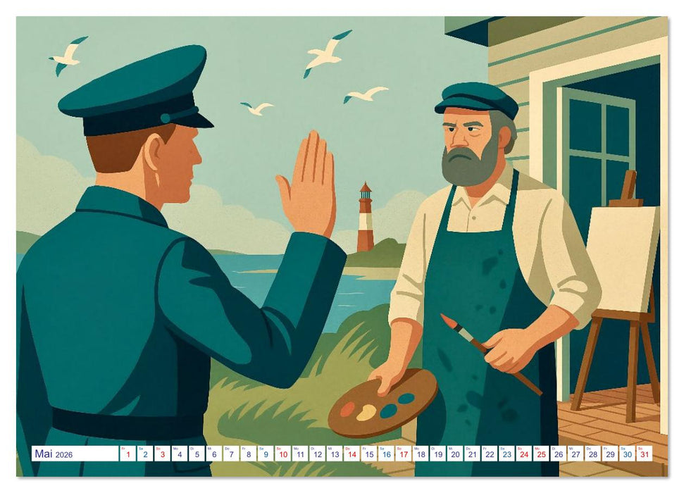 Siegfried Lenz (CALVENDO Premium Wandkalender 2026)