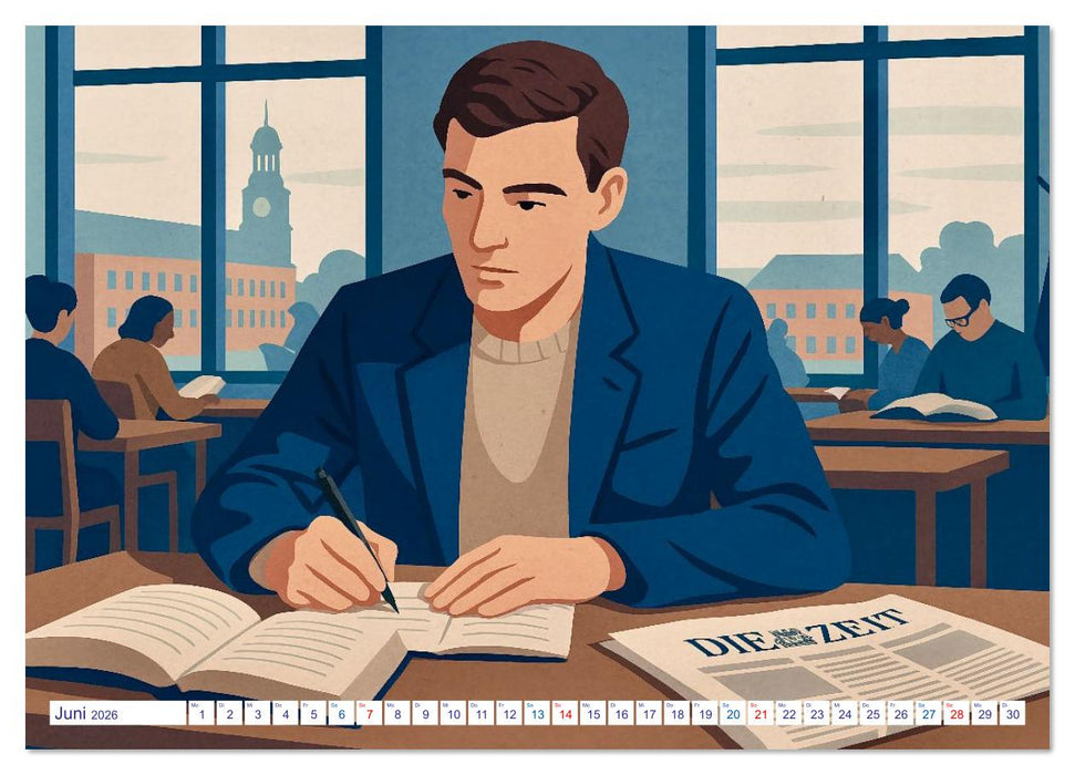 Siegfried Lenz (CALVENDO Premium Wandkalender 2026)