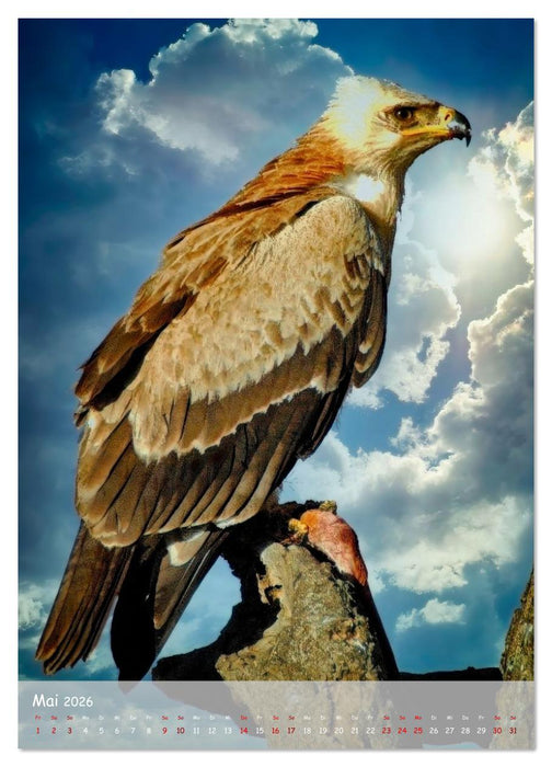 Adler in Afrika (CALVENDO Wandkalender 2026)