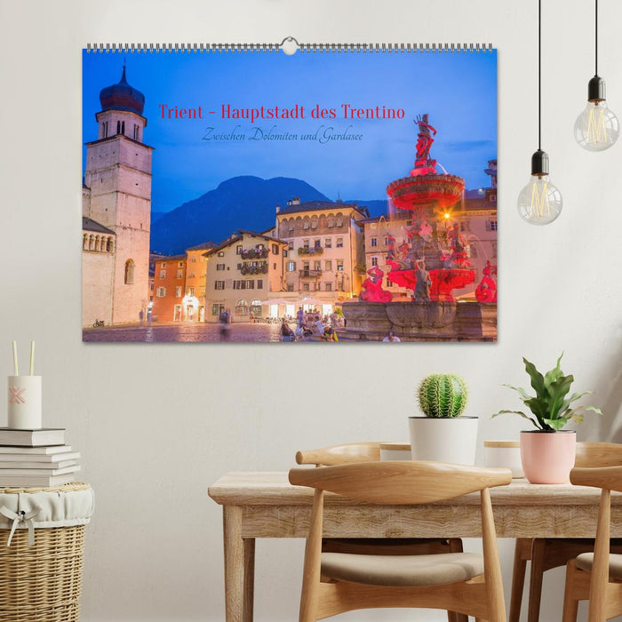 Trient - Hauptstadt des Trentino (CALVENDO Wandkalender 2026)