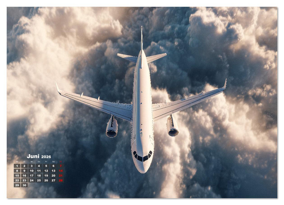 Flugzeuge hautnah - Flugzeugkalender für Flugzeugliebhaber (CALVENDO Wandkalender 2026)