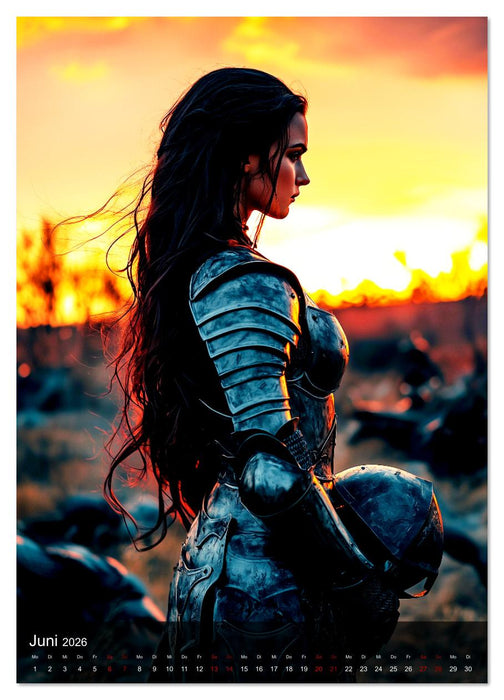 Hübsche Ritter (CALVENDO Wandkalender 2026)