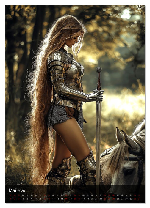 Hübsche Ritter (CALVENDO Premium Wandkalender 2026)