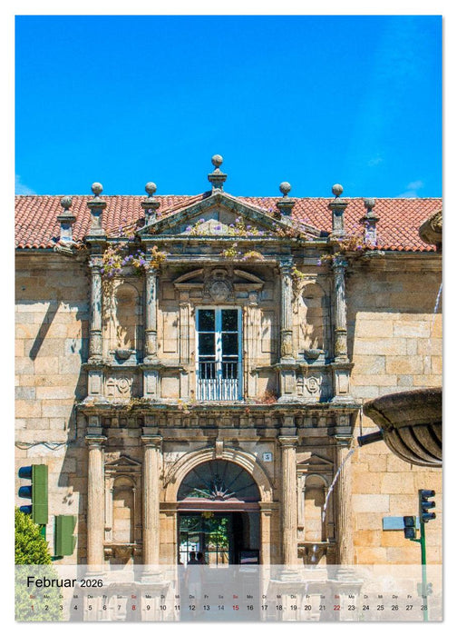 Santiago de Compostela – Glanz vergangener Jahrhunderte (CALVENDO Wandkalender 2026)