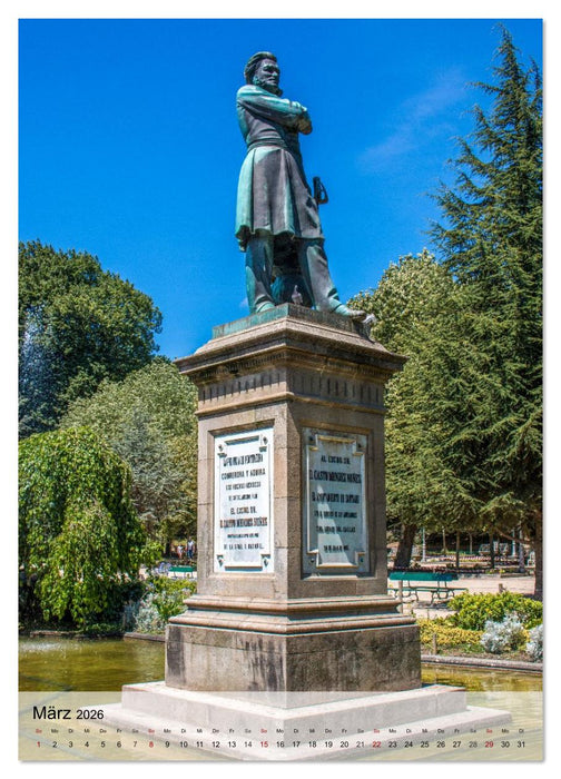 Santiago de Compostela – Glanz vergangener Jahrhunderte (CALVENDO Wandkalender 2026)