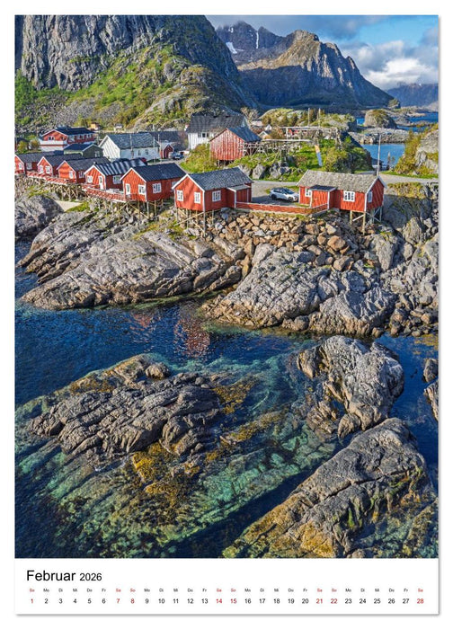 Lofoten - Atemberaubende Landschaften (CALVENDO Wandkalender 2026)