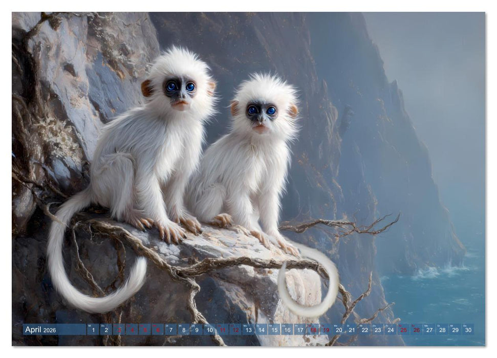 Fabelhafte Kreaturen vom Tintenmeer (CALVENDO Wandkalender 2026)