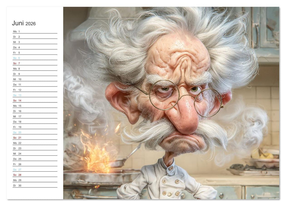 Arbeiten bis der Rollator funkt! (CALVENDO Premium Wandkalender 2026)