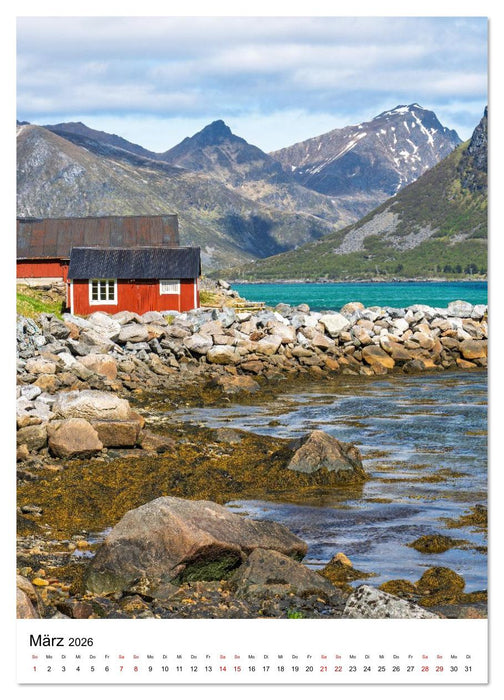 Lofoten - Atemberaubende Landschaften (CALVENDO Premium Wandkalender 2026)