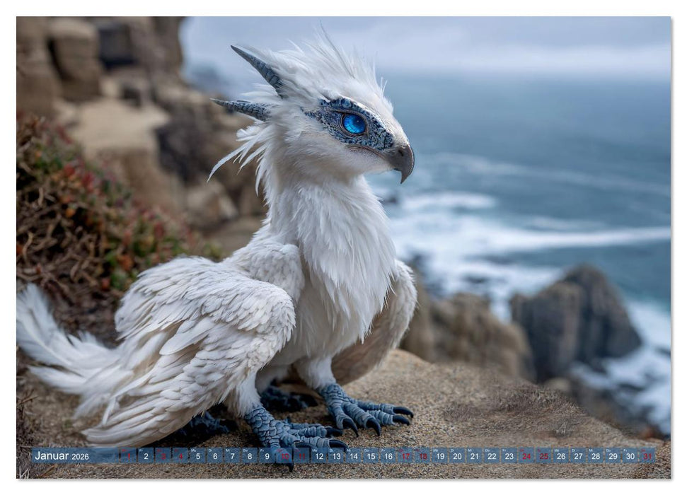 Fabelhafte Kreaturen vom Tintenmeer (CALVENDO Premium Wandkalender 2026)