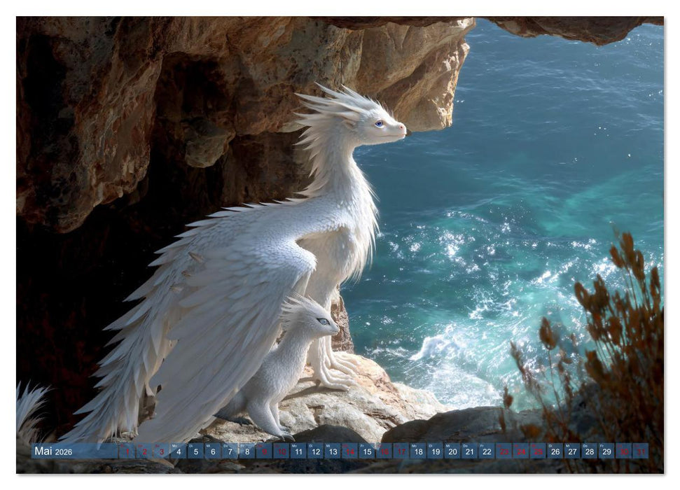 Fabelhafte Kreaturen vom Tintenmeer (CALVENDO Premium Wandkalender 2026)