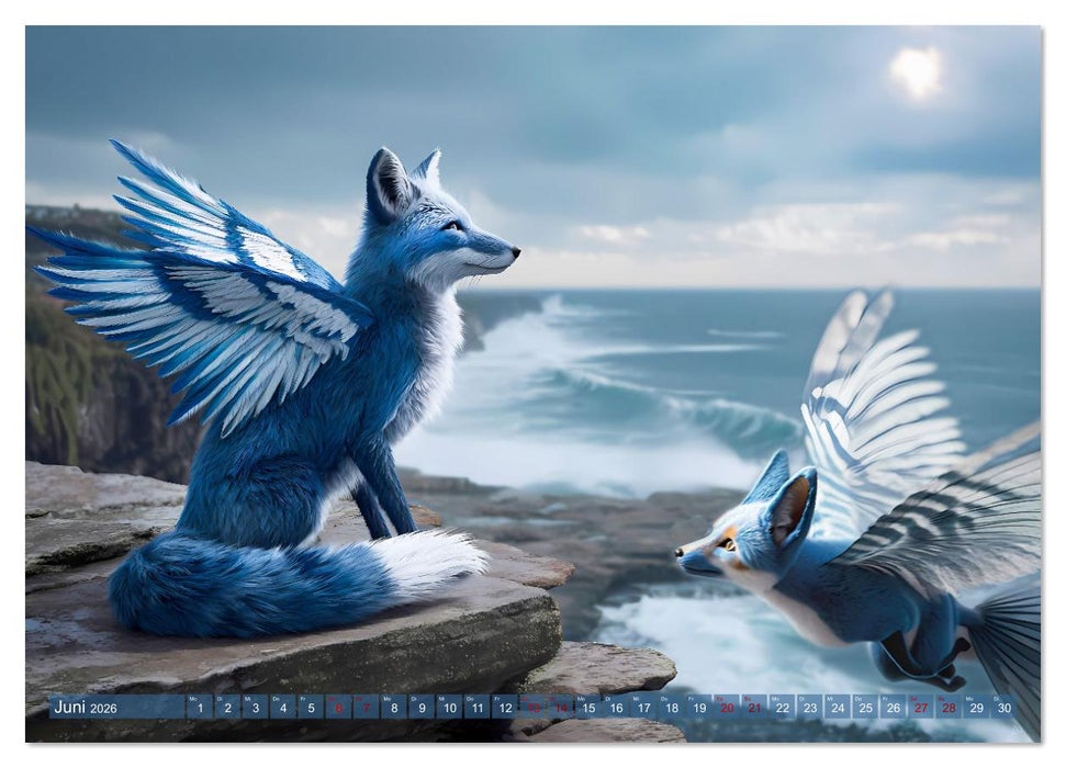 Fabelhafte Kreaturen vom Tintenmeer (CALVENDO Premium Wandkalender 2026)