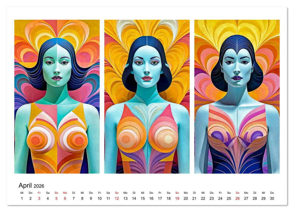 Dreiklang der Köpfe (CALVENDO Wandkalender 2026)