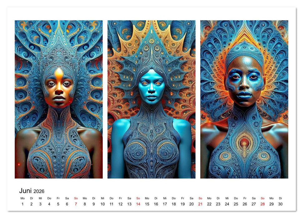 Dreiklang der Köpfe (CALVENDO Wandkalender 2026)