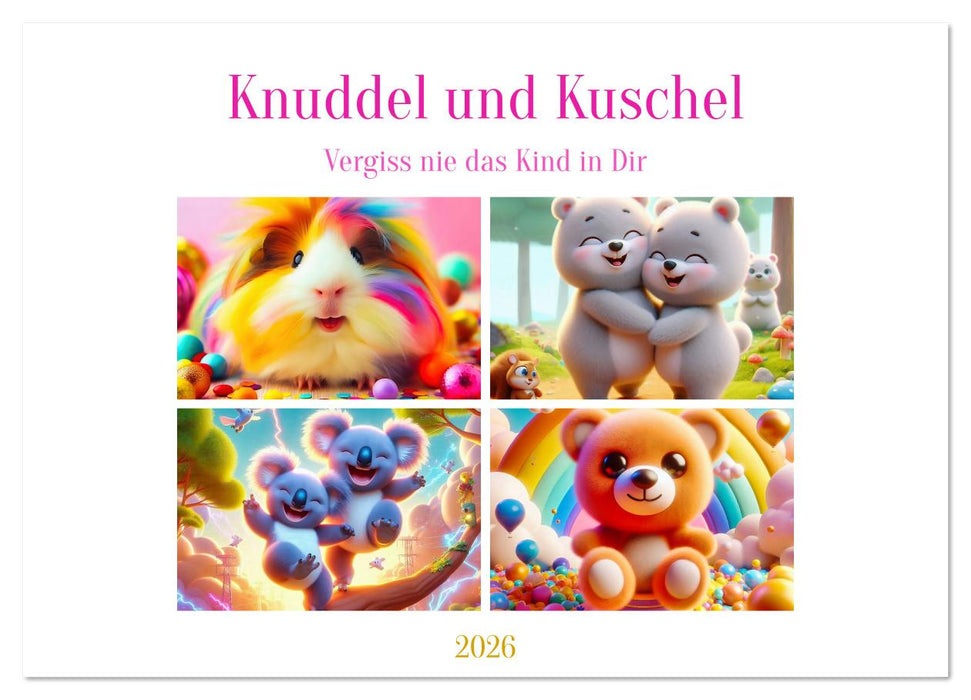 Knuddel und Kuschel (CALVENDO Wandkalender 2026)