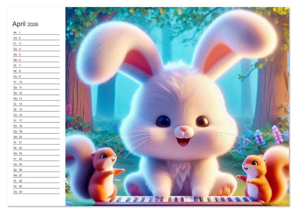 Knuddel und Kuschel (CALVENDO Wandkalender 2026)