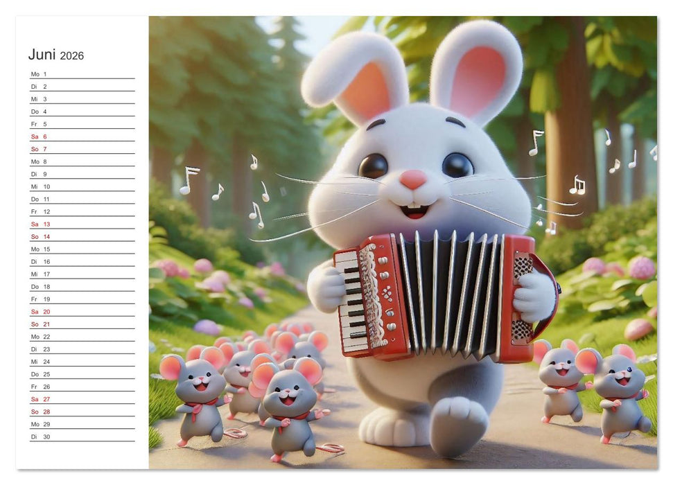 Knuddel und Kuschel (CALVENDO Premium Wandkalender 2026)