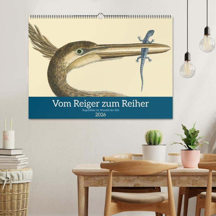 Vom Reiger zum Reiher (CALVENDO Wandkalender 2026)