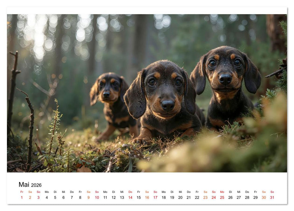 Dackel - ein Blick genügt (CALVENDO Wandkalender 2026)
