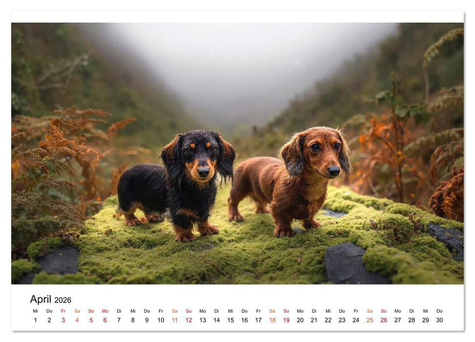 Dackel - ein Blick genügt (CALVENDO Premium Wandkalender 2026)