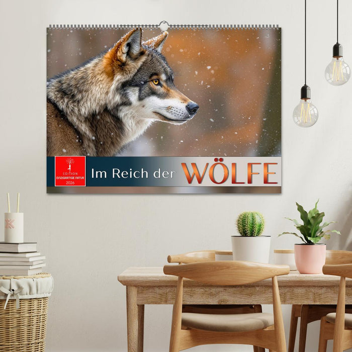 Im Reich der Wölfe (CALVENDO Wandkalender 2026)