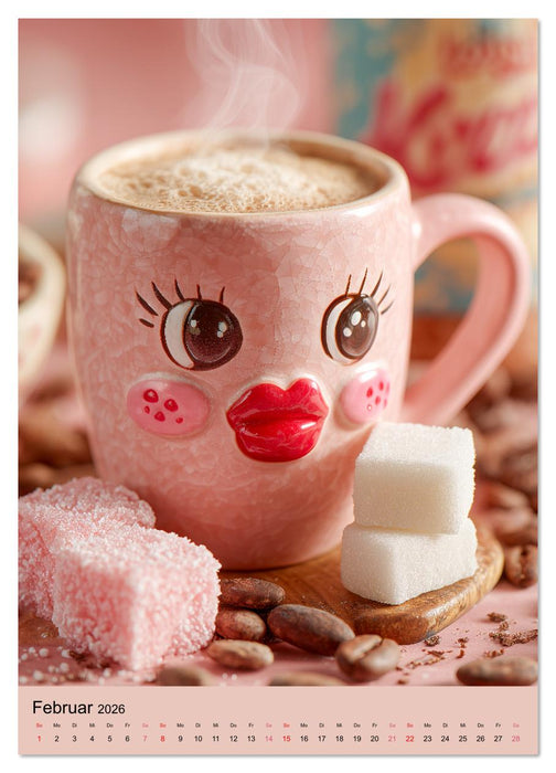 Ein Schluck Gefühl, bitte! - Lustige Heißgetränke mit Emotionen (CALVENDO Wandkalender 2026)