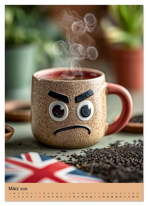 Ein Schluck Gefühl, bitte! - Lustige Heißgetränke mit Emotionen (CALVENDO Wandkalender 2026)