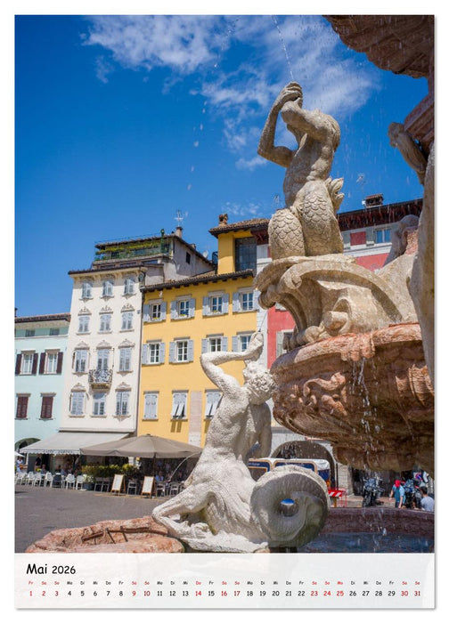Trient - Die glückliche Stadt zwischen Dolomiten und Gardasee (CALVENDO Premium Wandkalender 2026)