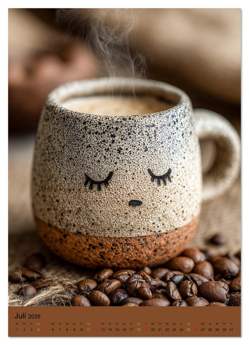 Ein Schluck Gefühl, bitte! - Lustige Heißgetränke mit Emotionen (CALVENDO Premium Wandkalender 2026)