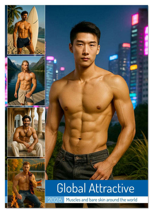 Global Attractive (CALVENDO Monthly Calendar 2026)