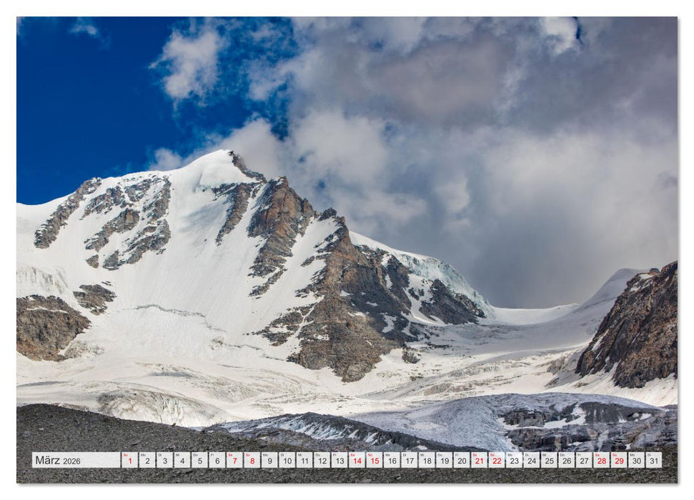 Die 12 dominantesten Berge der Alpen (CALVENDO Wandkalender 2026)