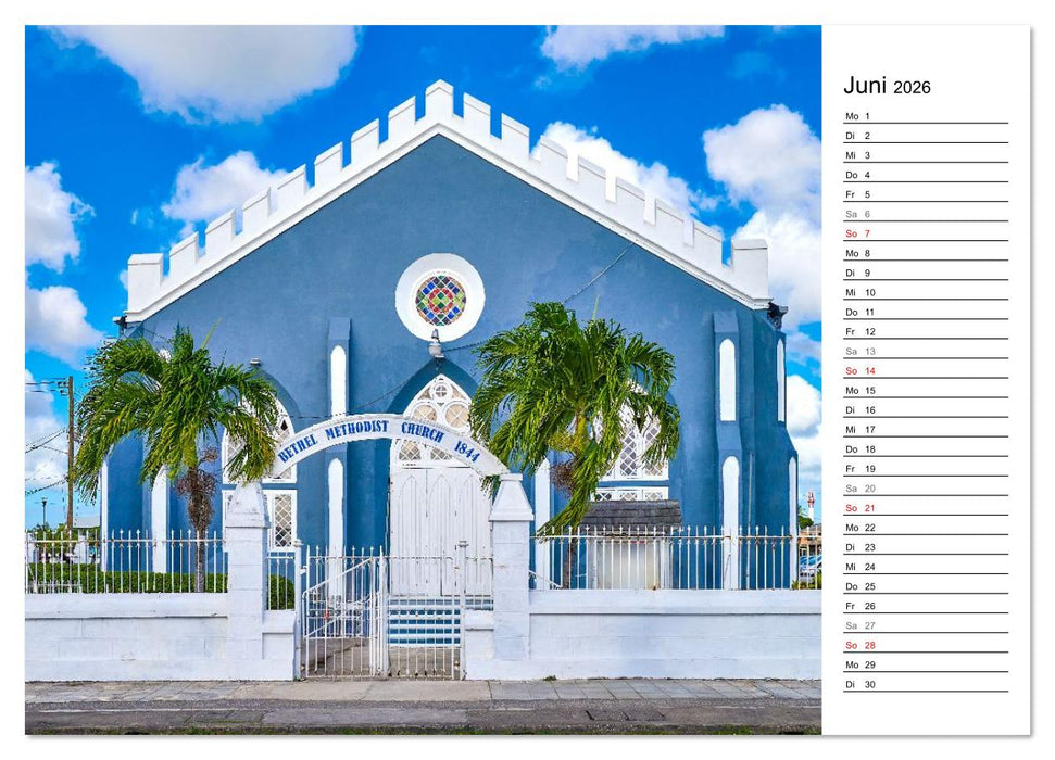 Karibik entdecken - Inseln und Farben der Karibik mit echtem Lebensgefühl (CALVENDO Wandkalender 2026)