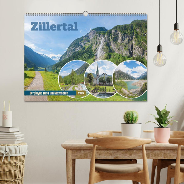 Zillertal - Bergidylle rund um Mayrhofen 2026 (CALVENDO Wandkalender 2026)