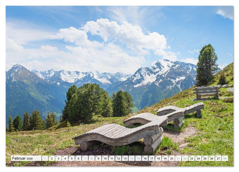 Zillertal - Bergidylle rund um Mayrhofen 2026 (CALVENDO Wandkalender 2026)