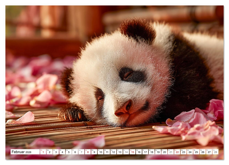 GUTE NACHT - Schlafende Tiere, traumhaft schön (CALVENDO Premium Wandkalender 2026)