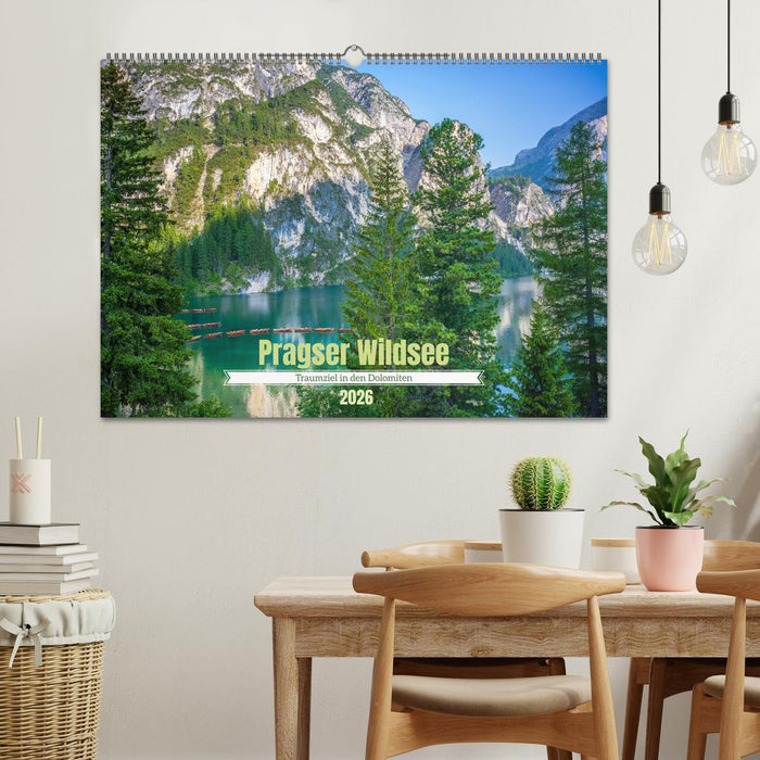 Pragser Wildsee - Traumziel in den Dolomiten (CALVENDO Wandkalender 2026)