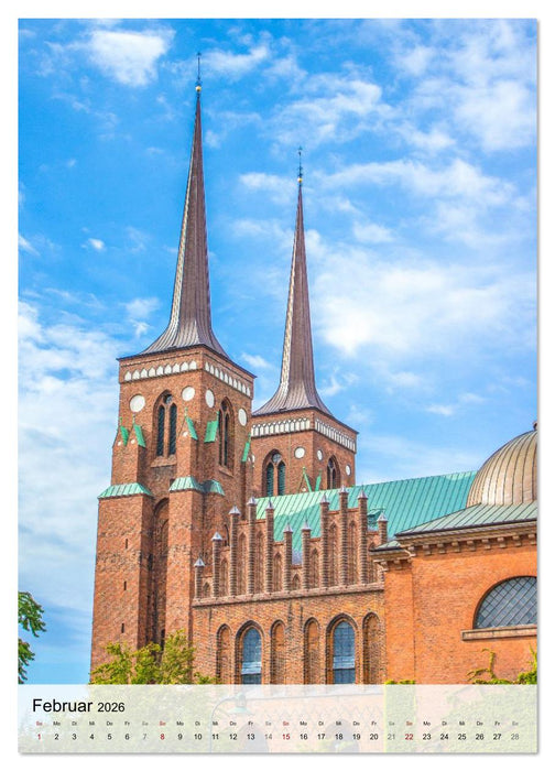 Historisches Seeland – Dänemarks architektonische Schätze (CALVENDO Premium Wandkalender 2026)