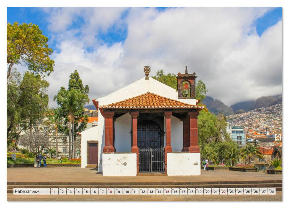 Funchal – Madeiras Seele am Atlantik (CALVENDO Premium Wandkalender 2026)
