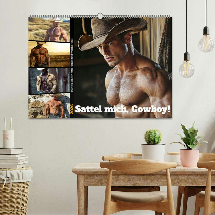 Sattel mich, Cowboy! (CALVENDO Wandkalender 2026)