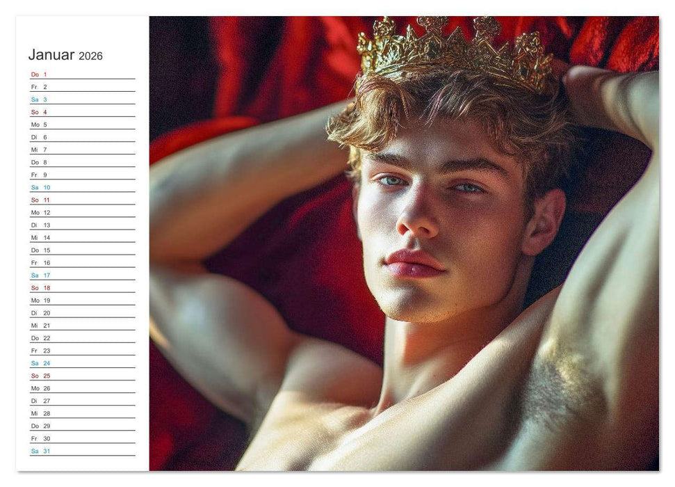 Prinz der Lust (CALVENDO Wandkalender 2026)