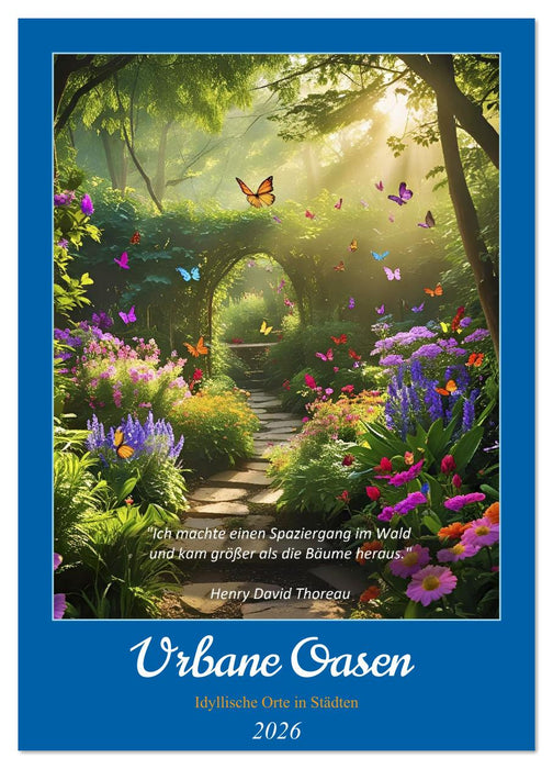 Urbane Oasen (CALVENDO Wandkalender 2026)