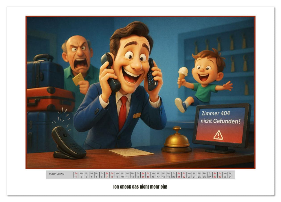 Beruflich komisch – Alltag mit Augenzwinkern (CALVENDO Wandkalender 2026)