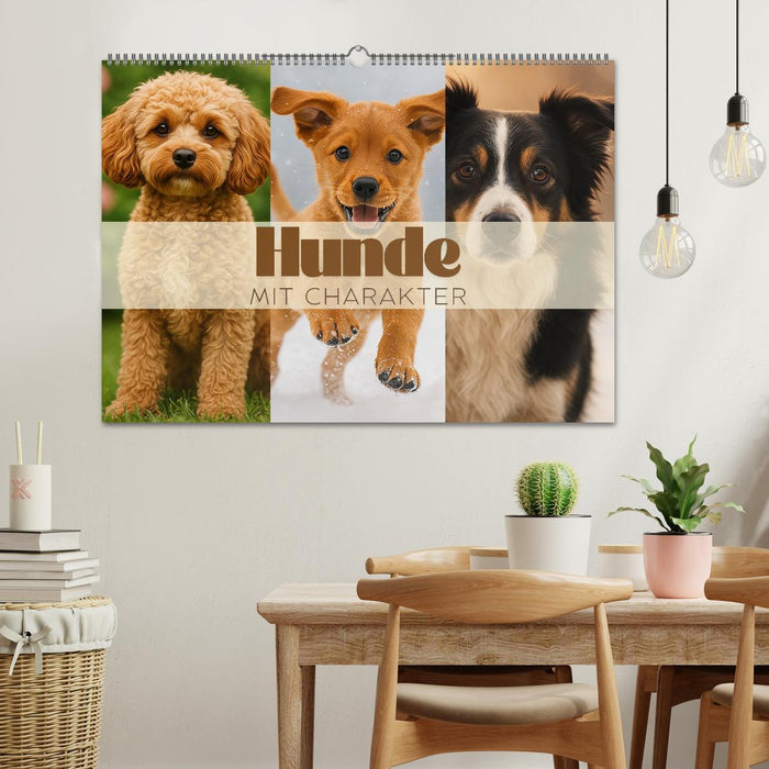Hunde mit Charakter (CALVENDO Wandkalender 2026)